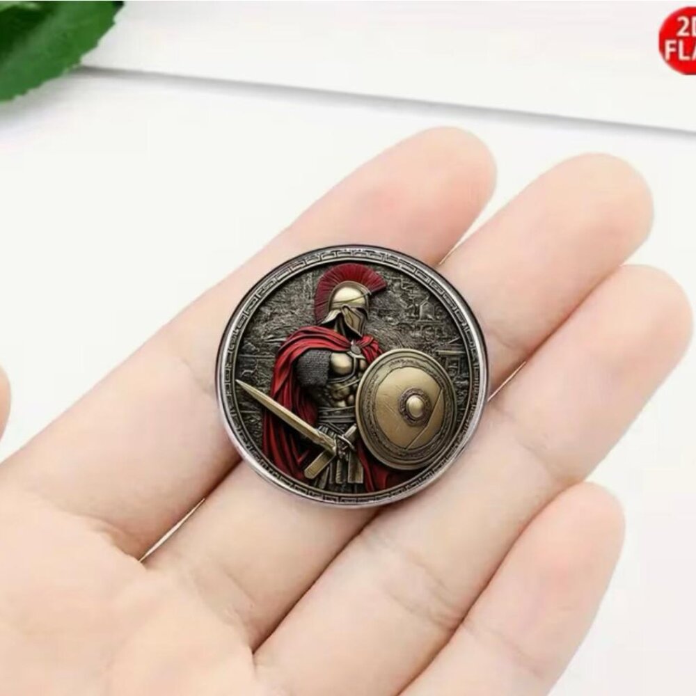 NEW - ARMOR OF GOD Stainless Steel PIN BROCH - EPH6:13-17 - Picture 6 of 6